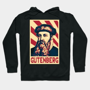 Johannes Gutenberg Retro Hoodie